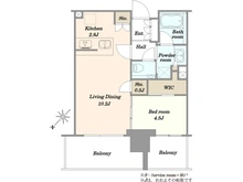 【東京都/江東区有明】シティタワーズ東京ベイ　セントラルタワー 間取り図