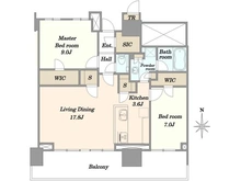【東京都/江東区豊洲】ベイズ タワー＆ガーデン 間取り図