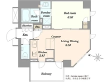 【東京都/文京区本郷】パークリュクス本郷 間取り図