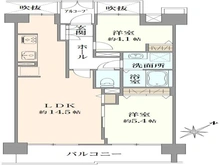 【神奈川県/横浜市鶴見区市場大和町】鶴見グランドハイツ 間取り図