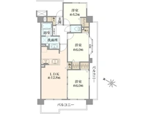 【神奈川県/川崎市幸区戸手】フジトピア川崎 間取り図