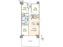 【神奈川県/川崎市川崎区大師駅前】シティテラス川崎鈴木町ガーデンズ 間取り図