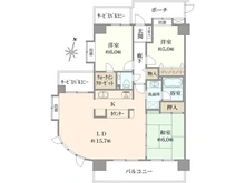 【神奈川県/川崎市川崎区本町】ダイアパレスグランデージ川崎多摩川リバーウイングス 間取り図