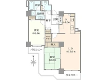 【神奈川県/川崎市幸区小倉】パークシティ新川崎西三番街 D棟 間取り図
