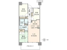 【神奈川県/川崎市川崎区小田】レーベン川崎小田一丁目 間取り図