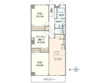 【神奈川県/横浜市鶴見区馬場】エヌケー鶴見コータス 間取り図