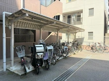 【神奈川県/川崎市川崎区追分町】コスモ川崎アーバンフォルム 駐輪場