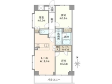 【神奈川県/横浜市鶴見区潮田町】ヴィラ鶴見 間取り図