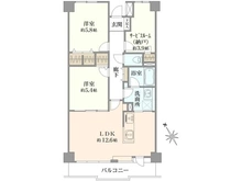 【神奈川県/川崎市川崎区渡田新町】ライオンズガーデン川崎 間取り図