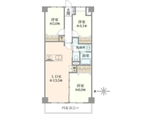 【神奈川県/川崎市川崎区浅田】エンゼルハイム川崎第3 間取り図