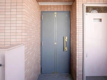 【神奈川県/川崎市川崎区池上新町】シテラ川崎クリスタルパティオ 玄関：外側から見た玄関