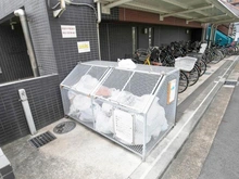 【神奈川県/横浜市鶴見区本町通】クオス横浜鶴見プライムレジデンス ゴミ置場