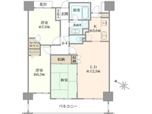 【神奈川県/川崎市川崎区京町】ライオンズヴィアーレ横濱ベイ壱番館 間取り図