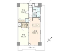 【神奈川県/横浜市鶴見区鶴見中央】ニックハイム鶴見第一 間取り図