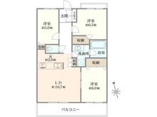 【神奈川県/川崎市幸区塚越】矢向ハイライズ 間取り図