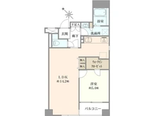 【神奈川県/川崎市川崎区池田】コスモ川崎シティウイング 間取り図
