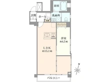 【神奈川県/川崎市川崎区元木】スカイコーポ元木 間取り図