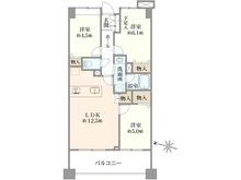 【神奈川県/川崎市川崎区京町】ライオンズマンション京町 間取り図
