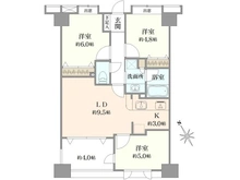 【神奈川県/川崎市川崎区榎町】グランシティ川崎II 間取り図