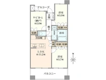 【神奈川県/川崎市川崎区殿町】グランイーグル川崎東III 間取り図