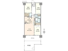【神奈川県/川崎市幸区戸手】アクアブリーズ川崎 間取り図