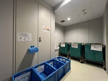 【神奈川県/川崎市幸区中幸町】サンクタス川崎タワー 共用部：19階(所在階)にあるゴミステーション
