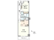 【神奈川県/川崎市川崎区浜町】コスモ川崎スクエア 間取り図