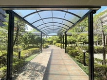 【神奈川県/横浜市鶴見区市場上町】オーベル横浜鶴見 敷地内：中庭