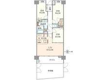 【東京都/大田区大森西】ライオンズ大森西グランドフォート 間取り図