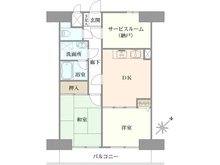 【神奈川県/横浜市鶴見区生麦】ライオンズマンション鶴見花月園前 間取り図