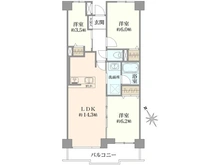 【神奈川県/川崎市川崎区渡田新町】ライオンズガーデン川崎 間取り図
