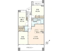 【神奈川県/横浜市鶴見区生麦】クレストフォルム横浜鶴見 間取り図