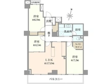 【神奈川県/川崎市幸区戸手】グラン・エステ川崎ツインタワー弐番館 間取り図