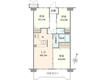 【神奈川県/横浜市鶴見区岸谷】朝日シティパリオ鶴見岸谷 間取り図