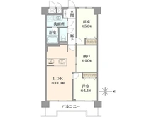 【神奈川県/川崎市川崎区大島】グリーンプラザ川崎 間取り図