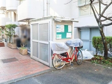 【東京都/世田谷区上用賀】馬事公苑南サンハイツ ゴミ置き場