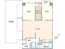 【神奈川県/川崎市川崎区本町】モンシャトー川崎 間取り図