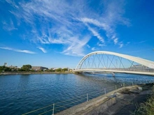 【神奈川県/横浜市鶴見区鶴見中央】ロイヤルタワー横濱鶴見 鶴見川（現地より約316m）：