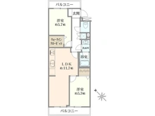 【神奈川県/横浜市鶴見区潮田町】ライオンズマンション鶴見 間取り図