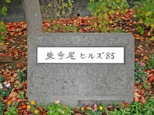 【神奈川県/横浜市鶴見区東寺尾】東寺尾ヒルズ85L棟 マンション表札