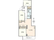 【神奈川県/横浜市鶴見区東寺尾】東寺尾ヒルズ85L棟 間取り図