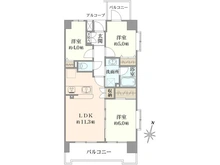 【神奈川県/川崎市川崎区追分町】コスモ川崎アーバンフォルム 間取り図