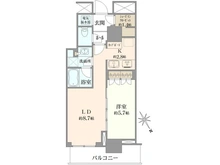 【東京都/北区滝野川】パークタワー滝野川 間取り図