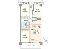 【神奈川県/横浜市鶴見区岸谷】コスモ鶴見岸谷公園 間取り図