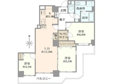 【神奈川県/川崎市幸区小倉】パークシティ新川崎 西三番街 間取り図