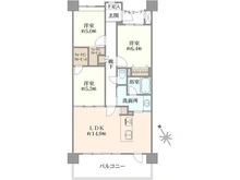 【神奈川県/横浜市鶴見区東寺尾中台】リステージ響の森 橫濱鶴見 間取り図