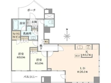 【神奈川県/川崎市幸区中幸町】サンクタス川崎タワー 間取り図