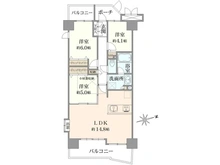 【神奈川県/横浜市鶴見区鶴見中央】オーベル鶴見中央 間取り図