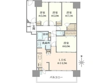 【神奈川県/川崎市川崎区中瀬】ザクス 間取り図