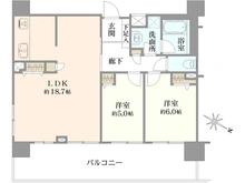 【神奈川県/川崎市川崎区鋼管通】クリオ川崎鋼管通 間取り図